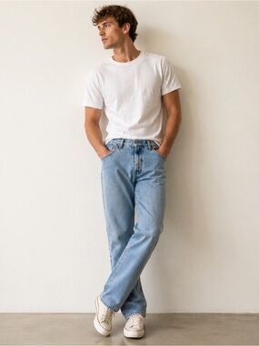 Vintage Levi’s 505 Jeans Light Wash Stonewash W30 L34 90s USA